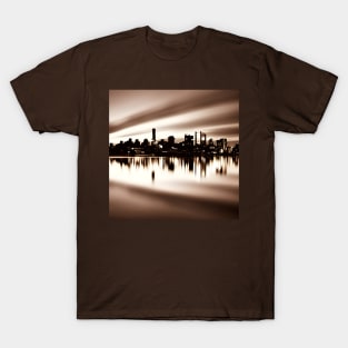 Melbourne Docklands landscape Photo T-Shirt